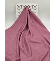 DÖKÜMLÜ KETEN KUMAŞ (Koyu Pembe)
