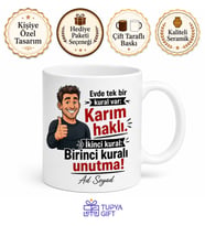 Hep Haklı Çıkan Karıma Otorite Sensin Kılıbık Koca Kupası Hediye Bardak