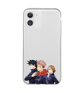 Iphone 11 Uyumlu Jujutsu Kaisen Tasarımlı Şeffaf Telefon Kılıfı
