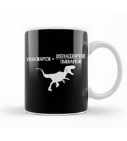Distanceraptor Timeraptor Velociraptor Dinosaur Kupa Bardak Porselen