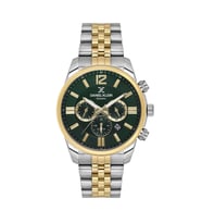 Erkek kol saati,yeşil,fonksiyonlar aktif,gold-gümüş çelik rolex model kordon,exclusive,su geçirmez