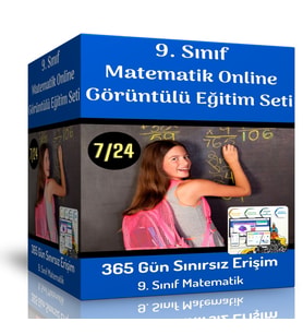 9. Sınıf Matematik Online Görüntülü Eğitim Seti