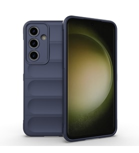 Samsung Galaxy S24 FE Uyumlu Kılıf Esnek TPU Oyuklu Arka Yüzey Tasarımlı Zore Etnik Silikon Kapak