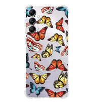 PrintiFy Samsung Galaxy A14 Uyumlu Water Color 2 Baskılı Şeffaf Köşe Korumalı Antişok Kılıf
