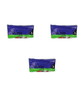 ArmaPlus Takviyeli Kalın Baskılı Beyaz Çanta Poşet Torba - 3 No - 33x45 Cm. - 50 Adetlik 3 Paket