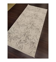 HALIMARKA ZİYNET 0210 KREM GRİ MODERN HALI YOLLUK 100X200 CM