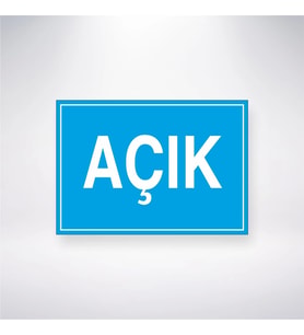 Açık Alev ve Ateşle Yaklaşma 21x28 Arkası Yapışkanlı Levha