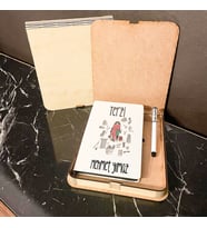 Terzi Ahşap Kutulu Defter Kalem Set