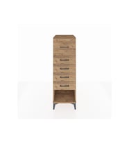 Kronos Dolap 5 Çekmeceli 44x59x134 Çam-Çam