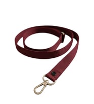 Bordo Boyu Ayarlanabilir 2cm En Dar Kolon Nikel Toka Çanta Sapı Askısı 120 Cm