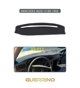 MERCEDES W201 E190-190E TORPİDO KORUMA HALISI GRİ KENAR