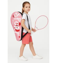 Çantalı Kort Çocuk Tenis Raketi Set 21 İnç HKW621P
