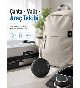 Bluetooth Akıllı Takip Cihazı 2 Yıl Batarya Ömürlü Çocuk Evcil Hayvan Valiz Takip Cihazı