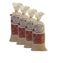 Himalaya Tuzu 4 Kg. Bez Torbada (1kg.x4ad.) Iri Taneli Pembe Renk Himalaya Orijinal Tuz