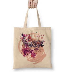Music Splash Bez Çanta Uzun Saplı