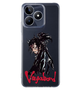Realme C53 Uyumlu Vagabond Anime Desenli Şeffaf Telefon Kılıfı