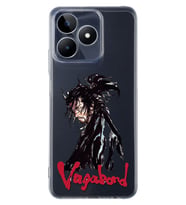 Realme C53 Uyumlu Vagabond Anime Desenli Şeffaf Telefon Kılıfı