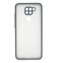Redmi Note 9 Kılıf Montreal Silikon Kapak - Gri