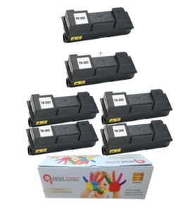 Kyocera TK350 5 + 1 Ekonomik Paket Garantili Uyumlu Drum Ünitesi Fs3040 3140 3540 3640 Muadil Toner