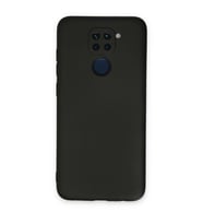 Xiaomi Redmi Note 9 Kılıf Nano İçi Kadife Silikon - Siyah