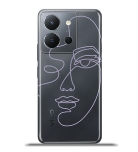 Vivo Y36 Kapak HD Renkli Dizayn Silikon Kılıf - Onewaysketch