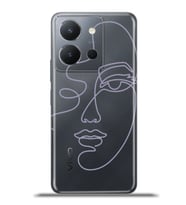 Vivo Y36 Kapak HD Renkli Dizayn Silikon Kılıf - Onewaysketch