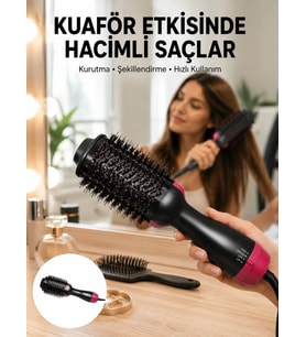 Fön Tarak 1200 W Saç Şekillendirici Saç Düzleştirici Saç Kurutma Yeni Nesil