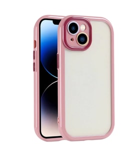 Apple iPhone 14 Kılıf Kamera Korumalı Renkli Kenar ve Çerçeve Tasarımlı Zore Vitamin Kapak