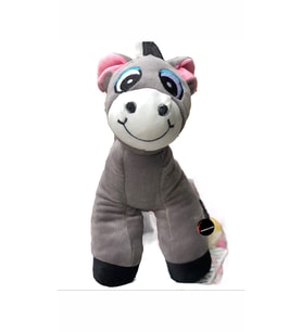 Sevimli Eşek Peluş Büyük Boy 40 cm (Çok Renkli)