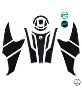 Grippatch - CF 800 MT 2025 ile Uyumlu Ultimate Kaydırmaz 17 Parça Tank Pad Seti GTC04