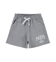 Civil Girls Paris Baskılı 6-9 Yaş Şort - Gri
