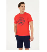 U.S. POLO ASSN. ERKEK T SHIRT G081GL011-0-1827193 (Kırmızı)