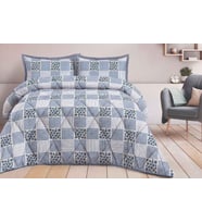 Merinos Comforter Yorgan Seti 220X240 Parla Mavi
