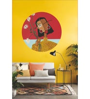 Velaris Boho Bohem Renkli Duvar Sticker