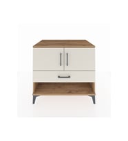 Kronos Şifonyer 2 Raflı Tek Çekmeceli 2 Kapaklı 88x59x80 Çam-Aytaşı