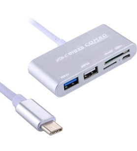 Ayt Powermaster Type-C Otg Combo Usb 3.0 Hub Kart Okuyucu Type-c Soketli Kart Okuyucu Usb