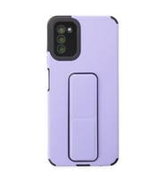 Samsung Galaxy A03s Kılıf Mega Standlı Silikon - Lila
