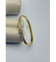 Xuping Gold Taşlı Aura Circle Shine Kelepçe - 26xpke05