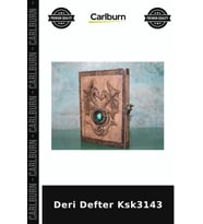 Özel Üretim Not Günlük Kişisel Ofis Kırtasiye Hediye Deri Defter Ksk3143
