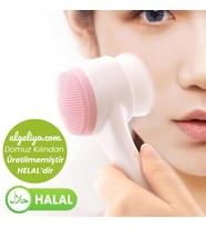 Sivilce Siyah Nokta Makyaj Temizleme Fırçası Silikon Peeling Aleti Çift Taraflı Yüz Bakım Cihazı