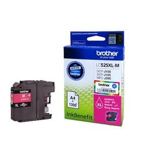 Brother LC535XLM Magenta Kırmızı 1.300 Sayfa Kartuş DCP-J105 MFC-J200