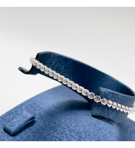 Klasik Su Yolu Gümüş Bileklik - 2MM - LVRBLK89