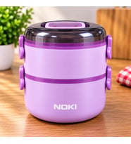 Lexroo NOKI Lunch Box T-0134 500+700 ML Paslanmaz Çelik Yemek Kabı