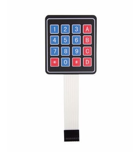 Keypad Membran Tuş Takımı 4X4 Arduino