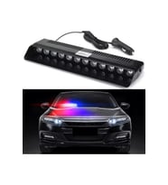 Tiger Marketing S 12 Ledli Araç İçi Vantuzlu Mavi Kırmızı Beyaz Flash Led..