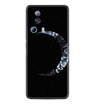 Xiaomi Mi 13 Lite Kılıf Silikon Desen Özel Seri Yalnız Ay 1744