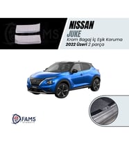 Nissan Juke 2022 üzeri Krom Bagaj İç Eşik Koruma 2 Parça Paslanmaz Çelik