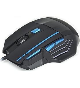 Hadron HDG30 3600dpi Ledli 1.44mt USB Kablolu Oyuncu Mouse (Mavi-Siyah)