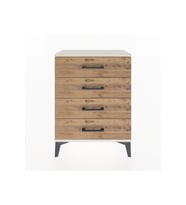 Arges Komodin 4 Çekmeceli 60x30x80 Aytaşı-Çam