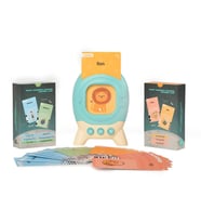 Let's Be Child Öğretici İngilizce Konuşan Kartlar LC-31034, İngilizce Eğitici Öğretici Oyuncak (Mavi)